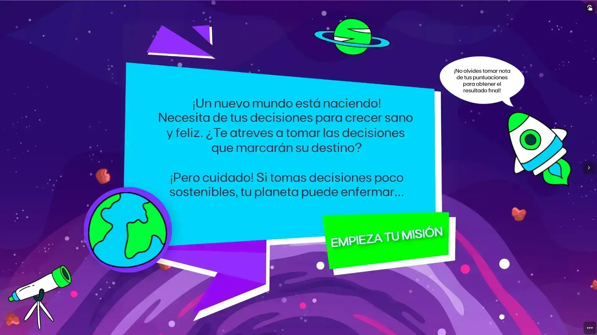 cuida tu propio miniplaneta